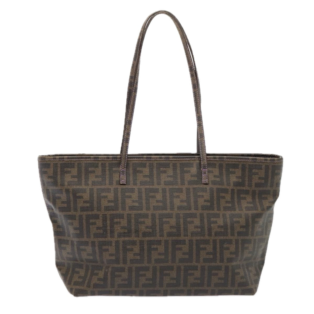 FENDI Zucca Canvas Tote Bag Brown Black88673
