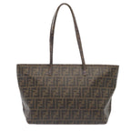 FENDI Zucca Canvas Tote Bag Brown Black88673