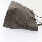 FENDI Zucca Canvas Tote Bag Brown Black88673