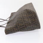 FENDI Zucca Canvas Tote Bag Brown Black88673