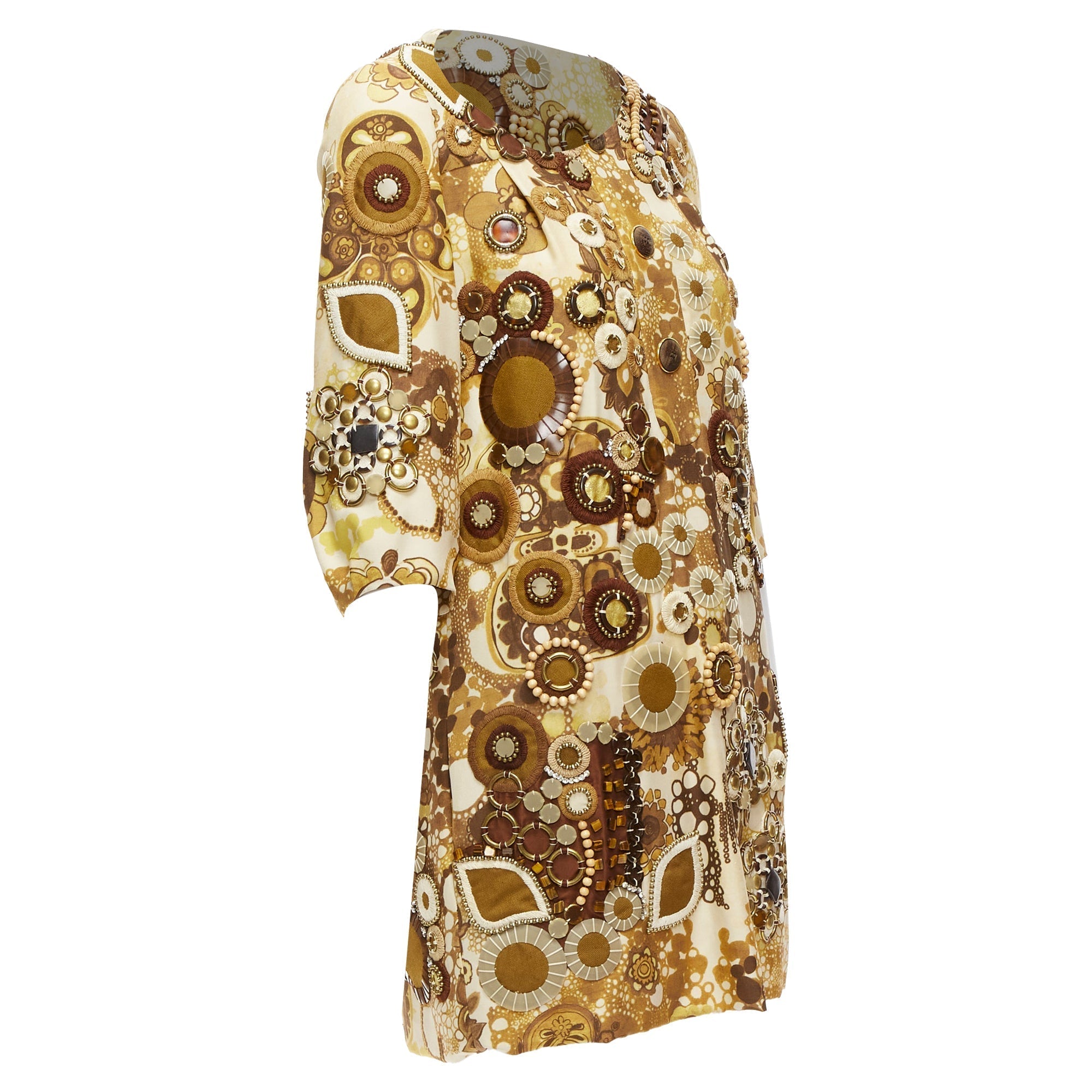 Chloe Phoebe Philo Ficelle Floral Embellished Dress
