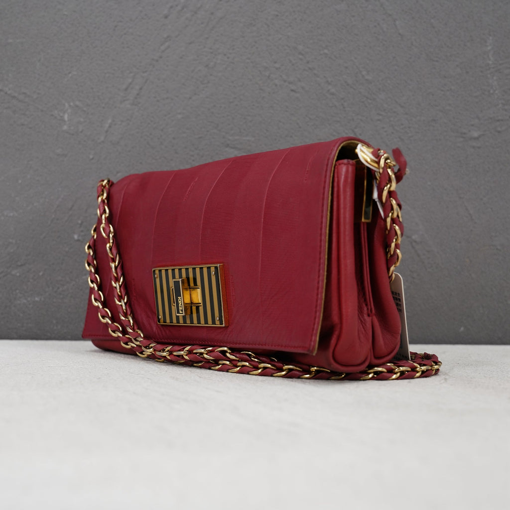 Fendi Leather Clia Crossbody Bag - '10s