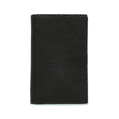 FENDI Selleria Long Wallet in Leather Brown