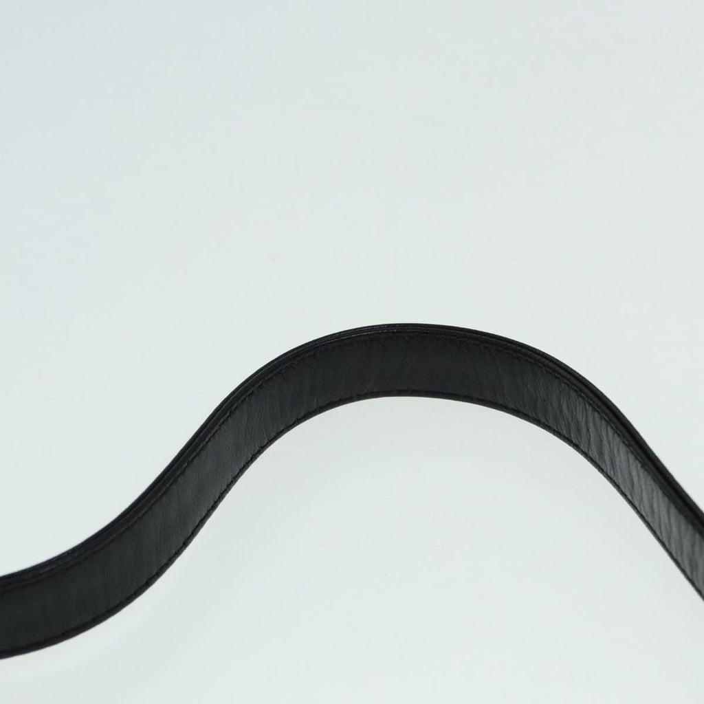 FENDI Mamma Baguette Shoulder Bag Nylon Black Silver88735