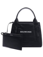 Balenciaga Cabas Nylon Tote Bag Black