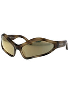 Balenciaga Eyewear Fennec Geometric Frame Sunglasses BB0314S