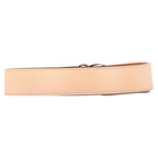 Fendi FF Buckle Reversible Belt in Beige Leather