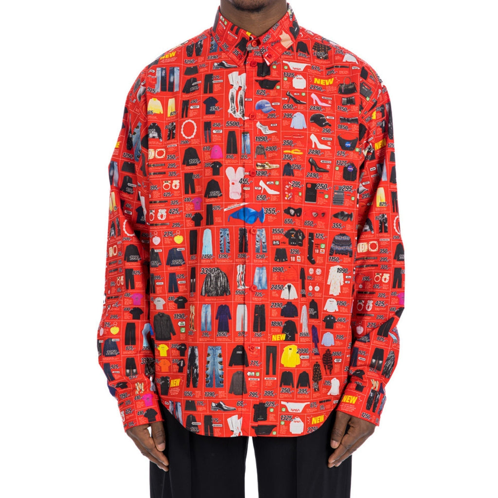Balenciaga Printed Shirt Men