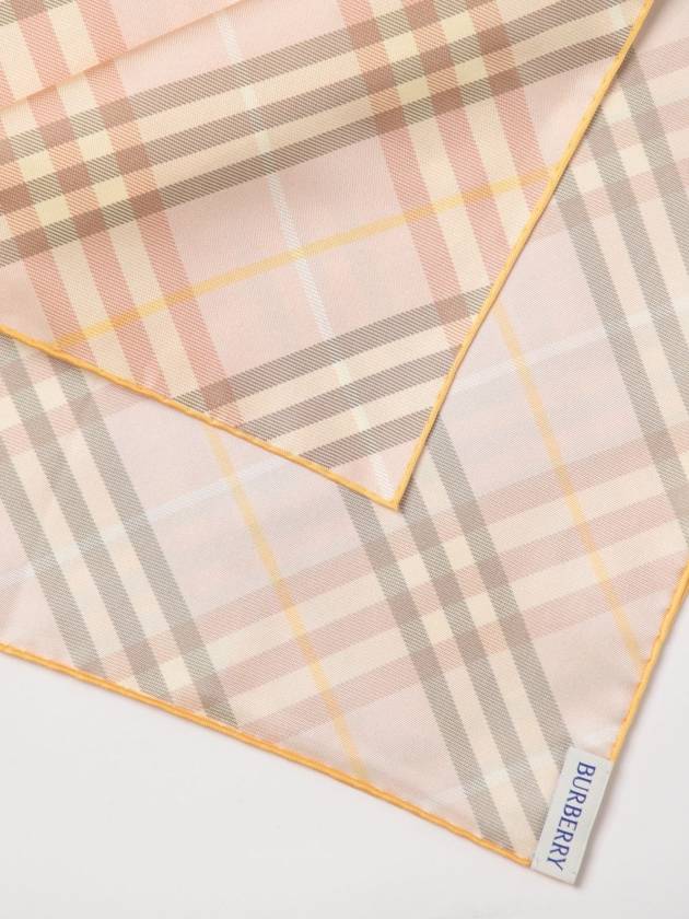 Burberry Check Silk Scarf Tea Cup