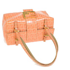 Fendi Ff  Canvas Shoulder Bag ()