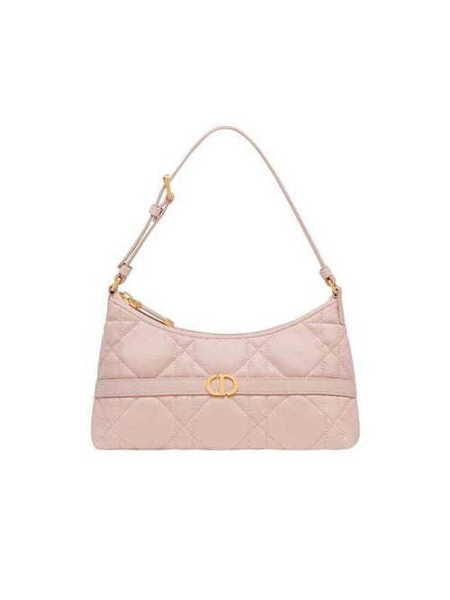 Miss Caro Mini Hobo Shoulder Bag Powder Pink Dior