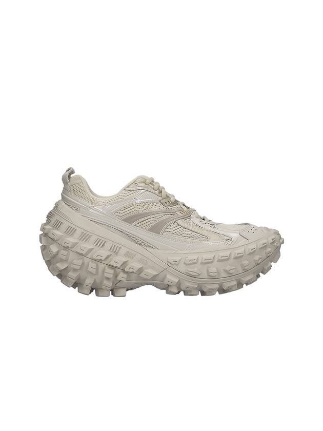 Balenciaga Men's Mesh Rubber Defender Low Top Sneakers Beige