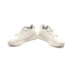 FENDI FLOW Flow Sneakers Leather Canvas Ivory