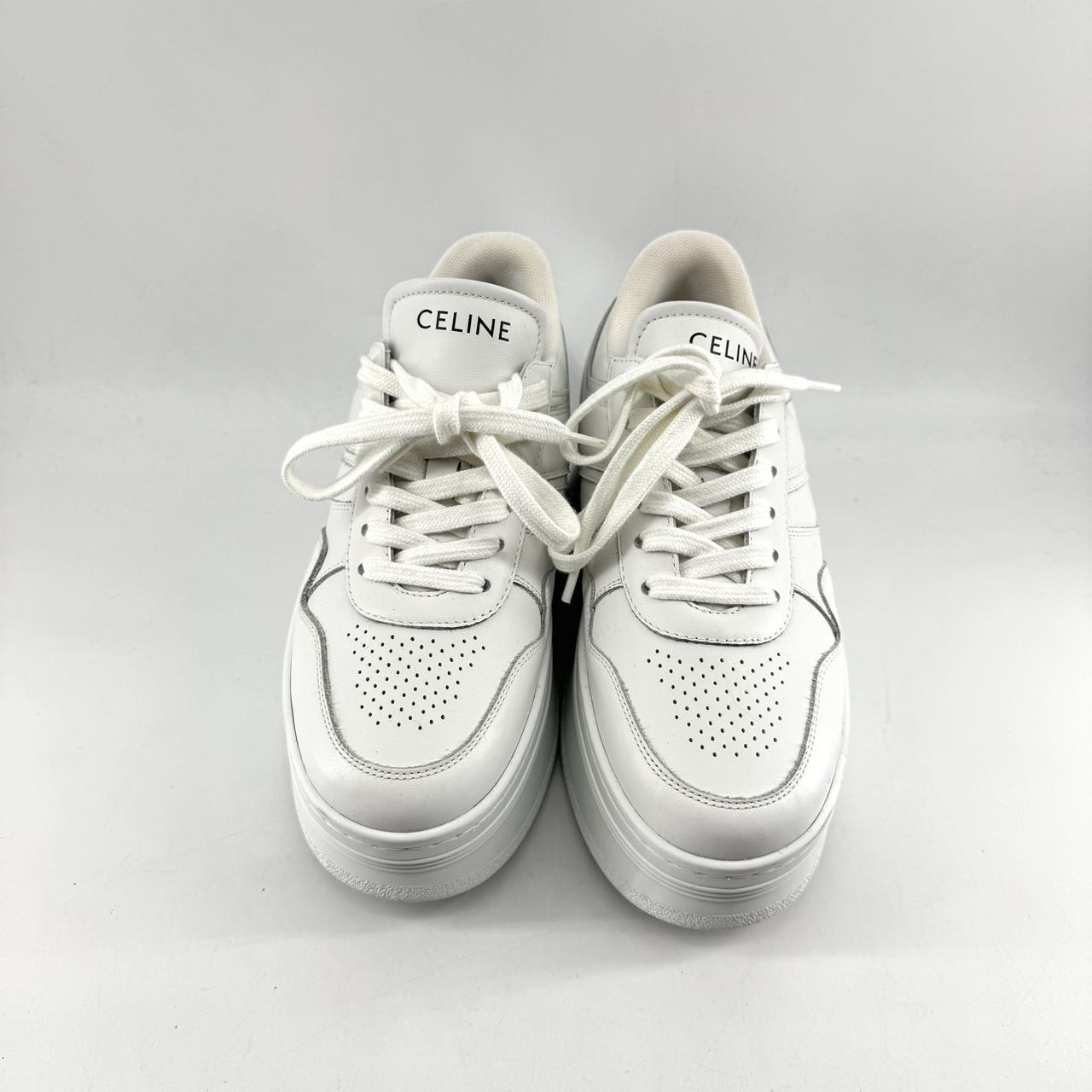 Celine Calfskin Wedge Sneakers Size 36