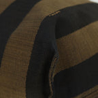 FENDI Pecan Canvas Tote Bag Brown Black gold89144