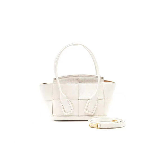 BOTTEGA VENETA MINI ARCO BAG WHITE