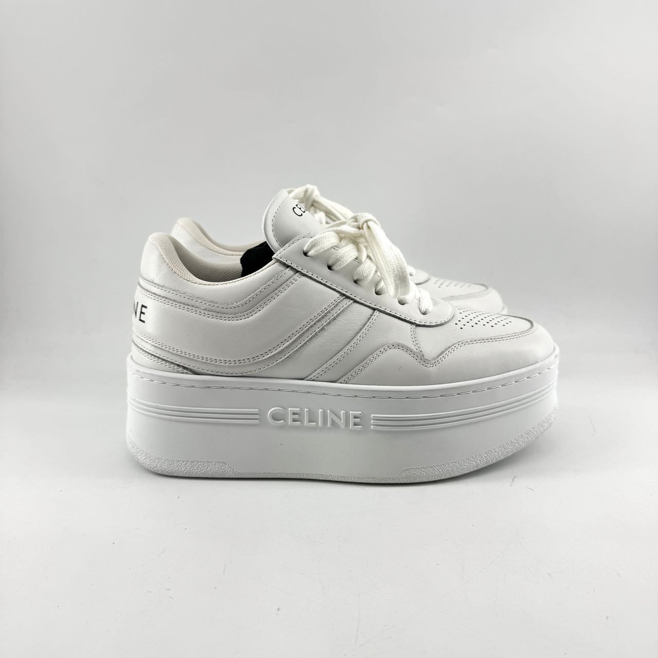 Celine Calfskin Wedge Sneakers Size 36