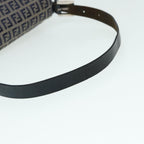 FENDI Zucchino Canvas Mamma bucket Hand Bag Navy89278
