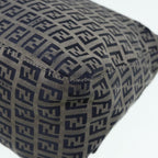FENDI Zucchino Canvas Mamma bucket Hand Bag Navy89278
