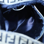 FENDI Zucchino Canvas Mamma bucket Hand Bag Navy89278