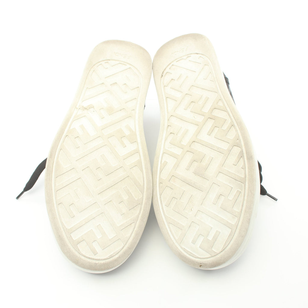 FENDI Zucca Sneakers Fabric Gray Black