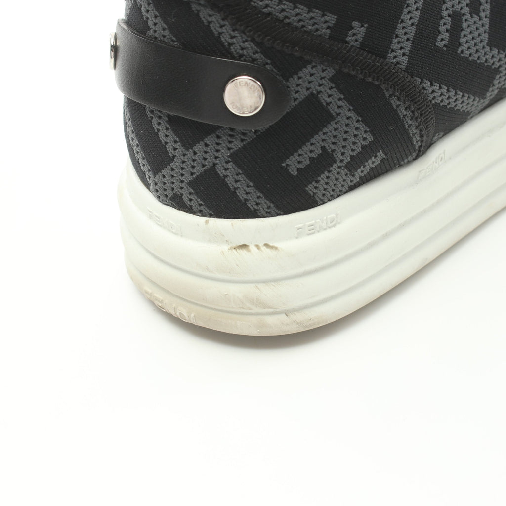 FENDI Zucca Sneakers Fabric Gray Black