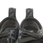 FENDI Zucca Sneakers Fabric Gray Black