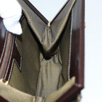 FENDI Zucca Canvas Mamma Baguette Shoulder Bag Gold Black Brown89560