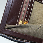 FENDI Zucca Canvas Mamma Baguette Shoulder Bag Gold Black Brown89560