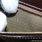 FENDI Zucca Canvas Mamma Baguette Shoulder Bag Gold Black Brown89560