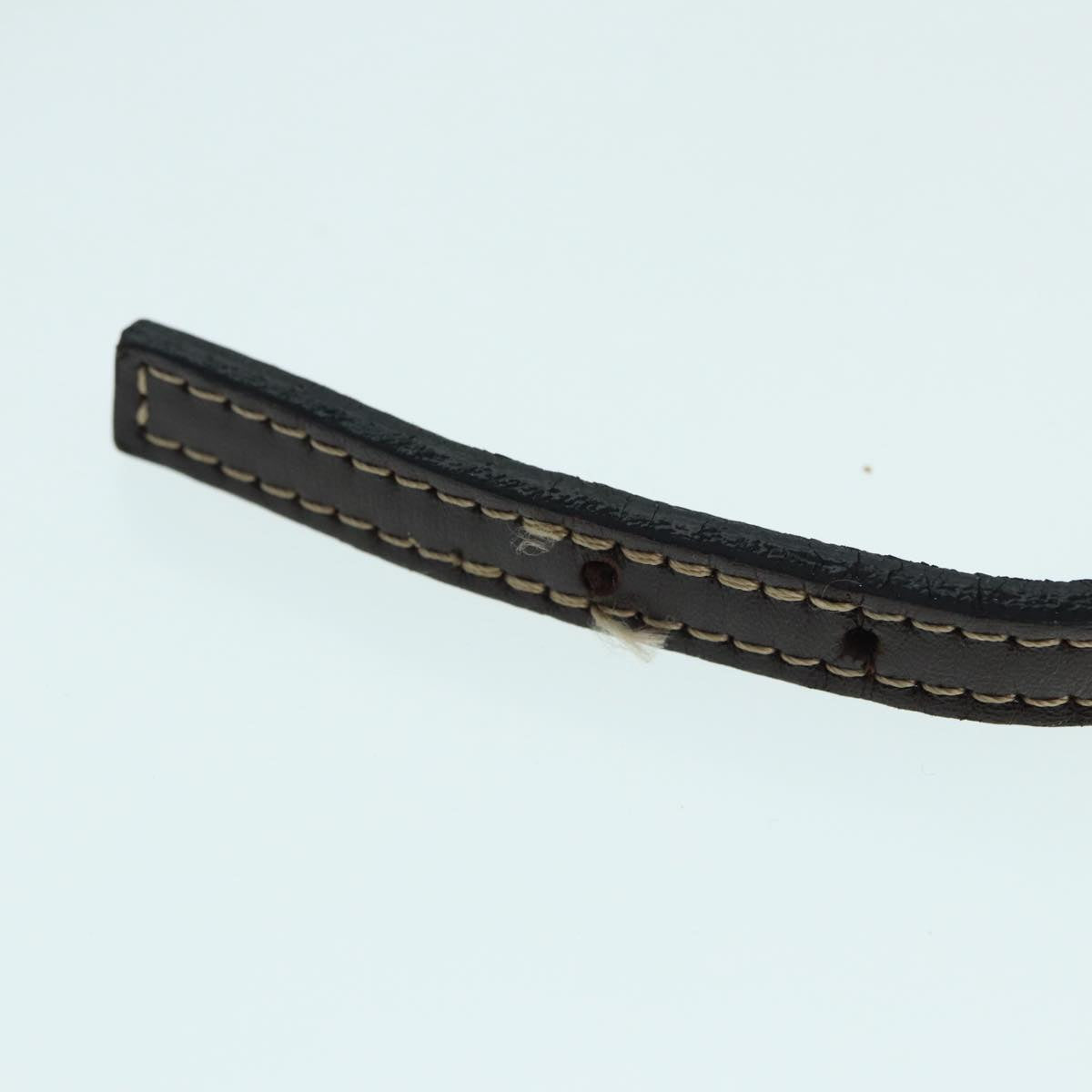 FENDI Zucca Canvas Mamma Baguette Shoulder Bag Gold Black Brown89560