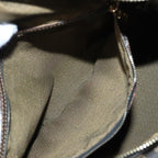 FENDI Zucca Canvas Hand Bag 2way Brown Black gold89813