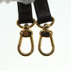 FENDI Zucca Canvas Hand Bag 2way Brown Black gold89813