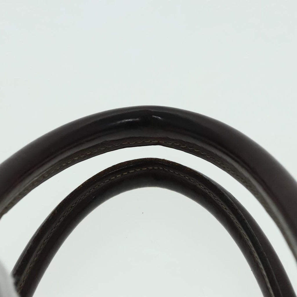 FENDI Zucca Canvas Hand Bag 2way Brown Black gold89813