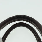 FENDI Zucca Canvas Hand Bag 2way Brown Black gold89813