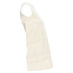 Christian Dior Kids Cotton Blend Cannage Topstitch Dress