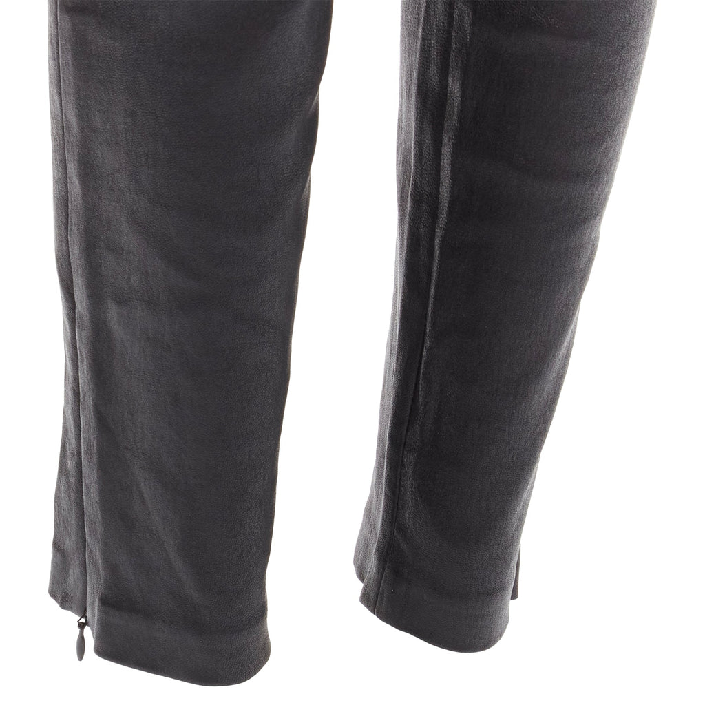 Christian Dior lambskin leather skinny leggings pants