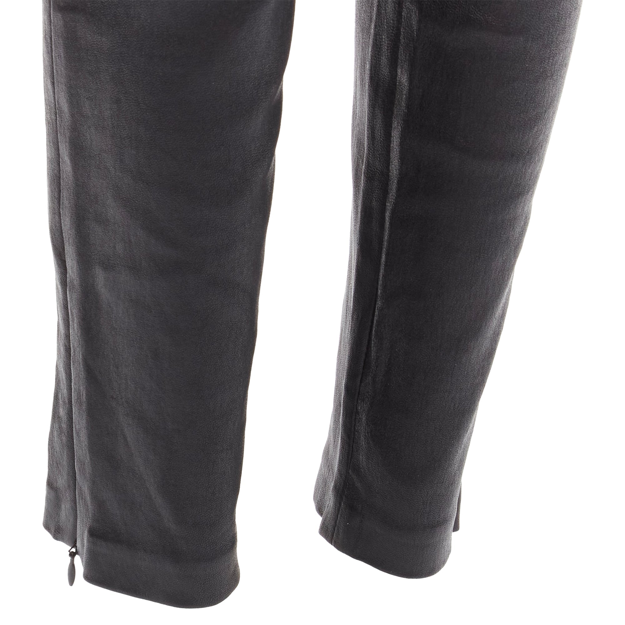 Christian Dior lambskin leather skinny leggings pants