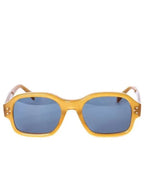 CELINE Eyewear Square Acetate Sunglasses Yellow