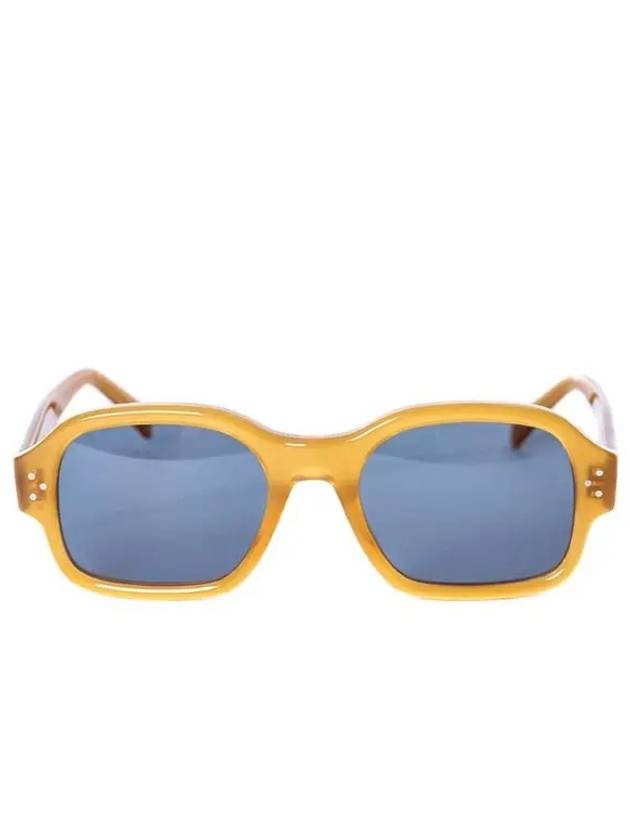 CELINE Eyewear Square Acetate Sunglasses Yellow