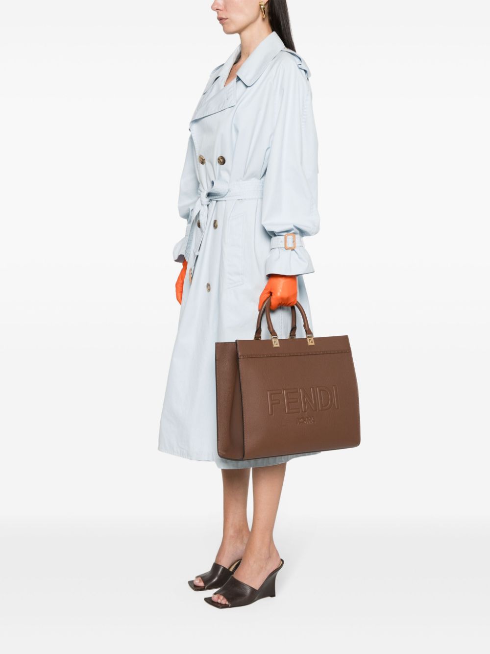 FENDI Medium Sunshine Tote Handbag