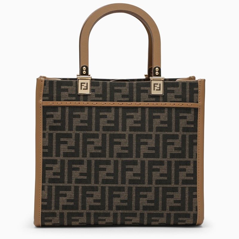 FENDI Mini Jacquard Sunshine Top Handle Handbag