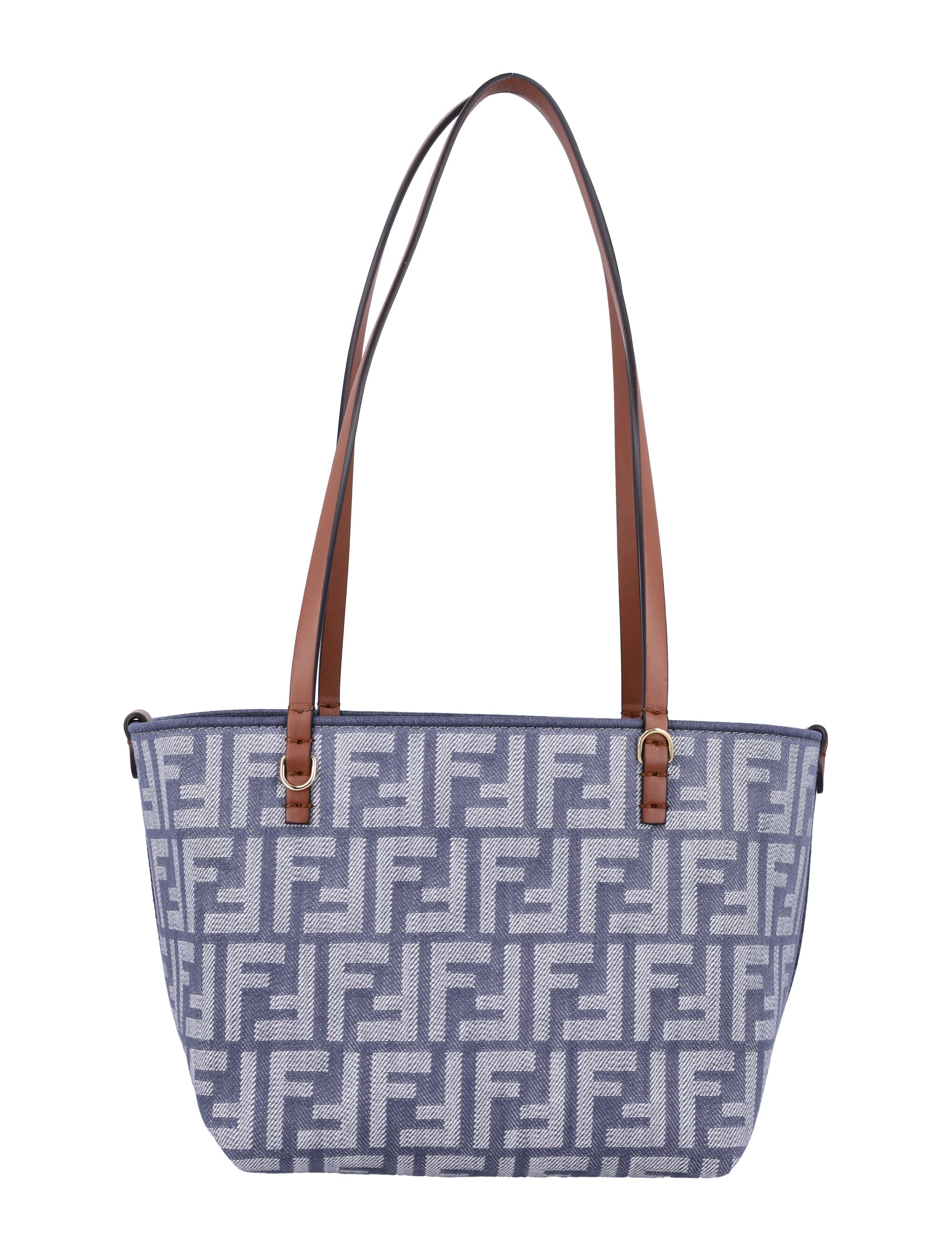 FENDI Mini Roll Reversible Shopper Handbag