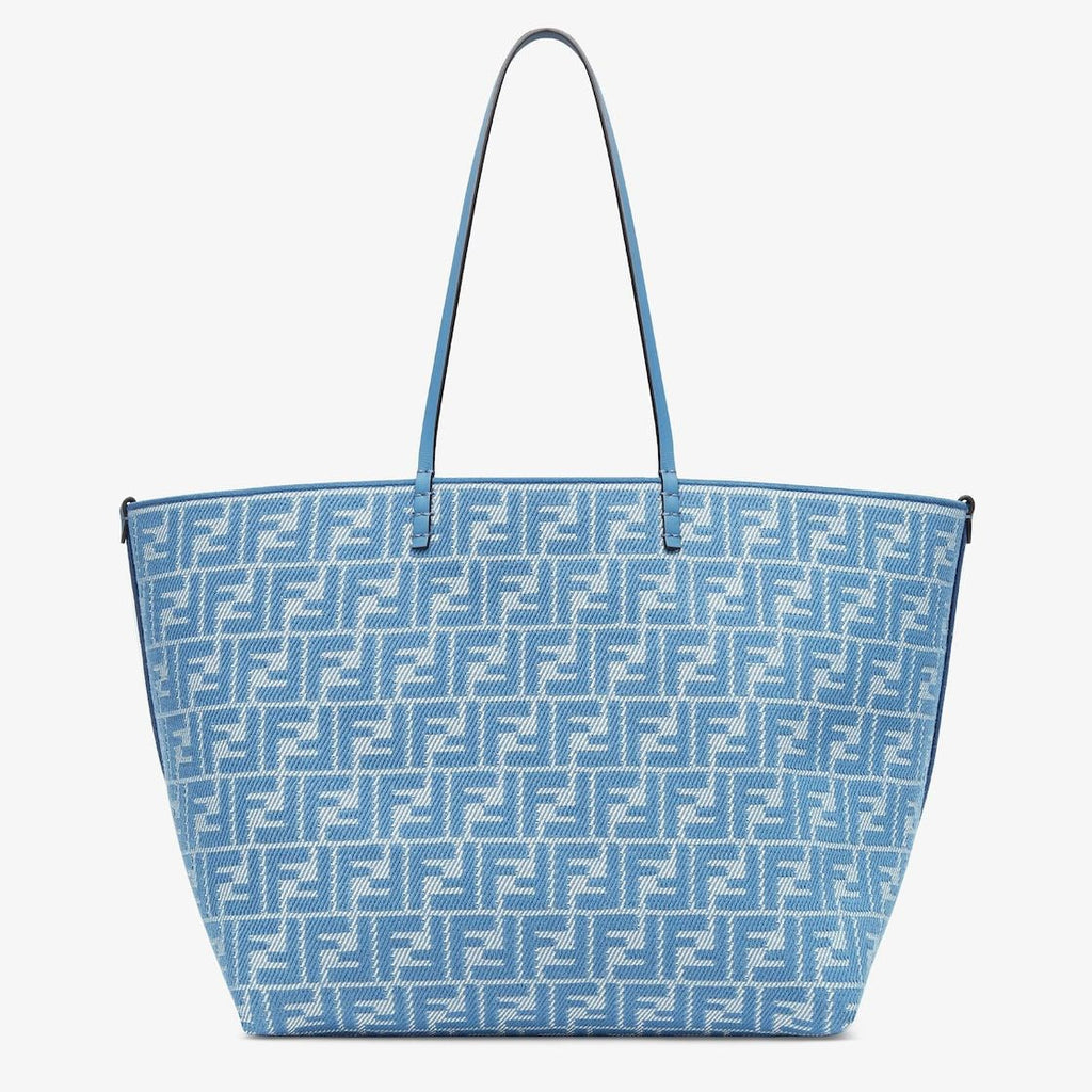 FENDI Large Roll Striped Tote Handbag