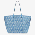 FENDI Large Roll Striped Tote Handbag