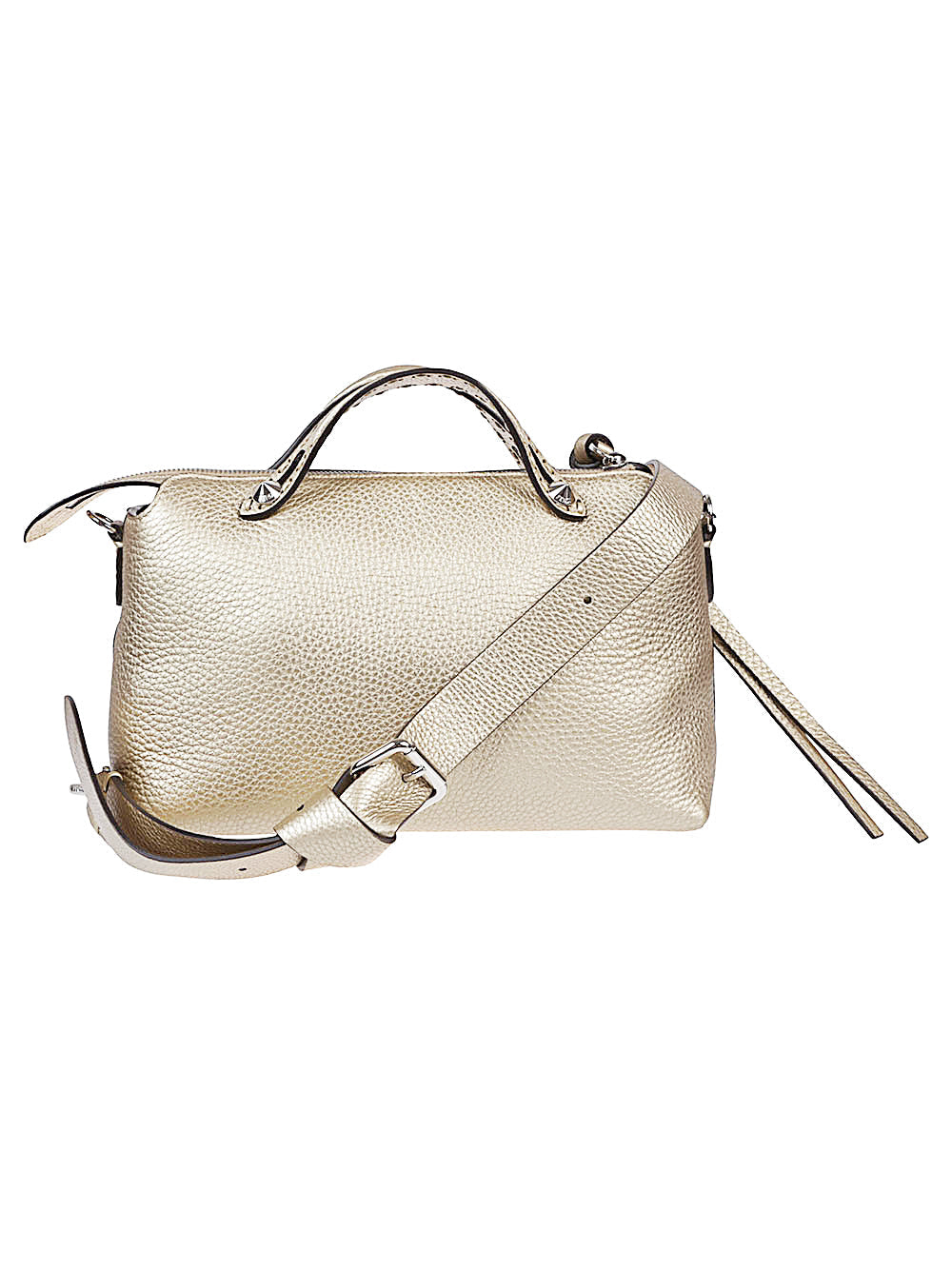 FENDI Medium Soft Leather Handbag with Adjustable Strap