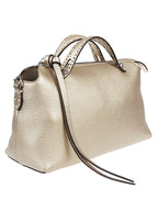FENDI Medium Soft Leather Handbag with Adjustable Strap