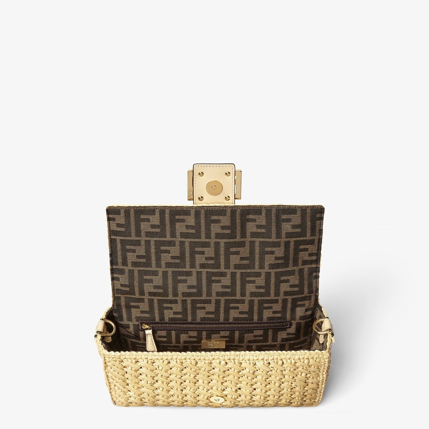 FENDI Mini Crochet Baguette Bag
