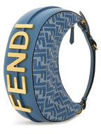 FENDI Cotton Blend Mini Shoulder Handbag