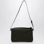 Fendi Simply Fendi Medium Bag In Brown Ff Jacquard Fabric Women